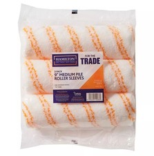 Hamilton Paint Roller Sleeves 9" Medium Pile 1.75 Core For Interior Paints 3Pack