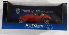 AUTOART PANOZ AIV ROADSTER CONVERTIBLE 1:18 SCALE DIECAST MODEL CAR RED COOL