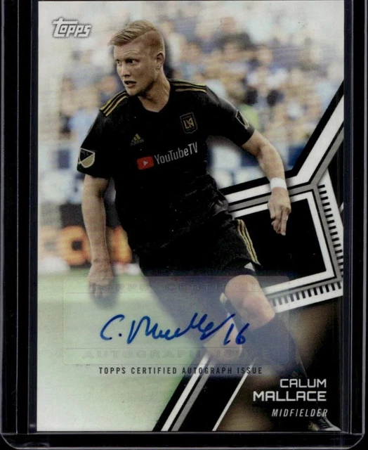 2018 Topps MLS #142 Calum Mallace Autographs