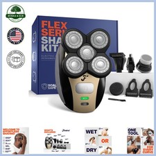 Cordless Electric Hair Shaver for Head, Body, and Sensitive Areas Waterproof