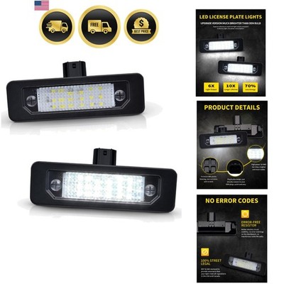 LED License Plate Lights Bright White Tag Lamp Assembly Replacement Compatibl...
