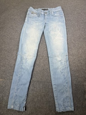 Salsa 1st Level Light Wash Embroidered Slim Fit Jeans