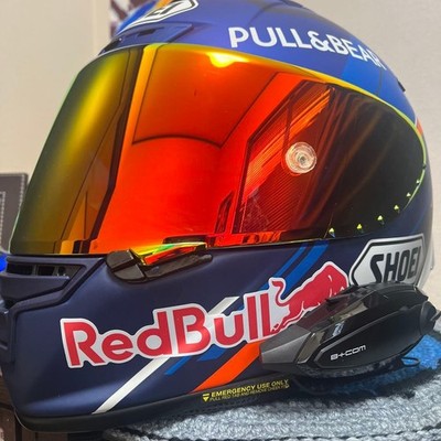 SHOEI X-14 Marc Marquez Red Bull Design Full Face Helmet Mirror