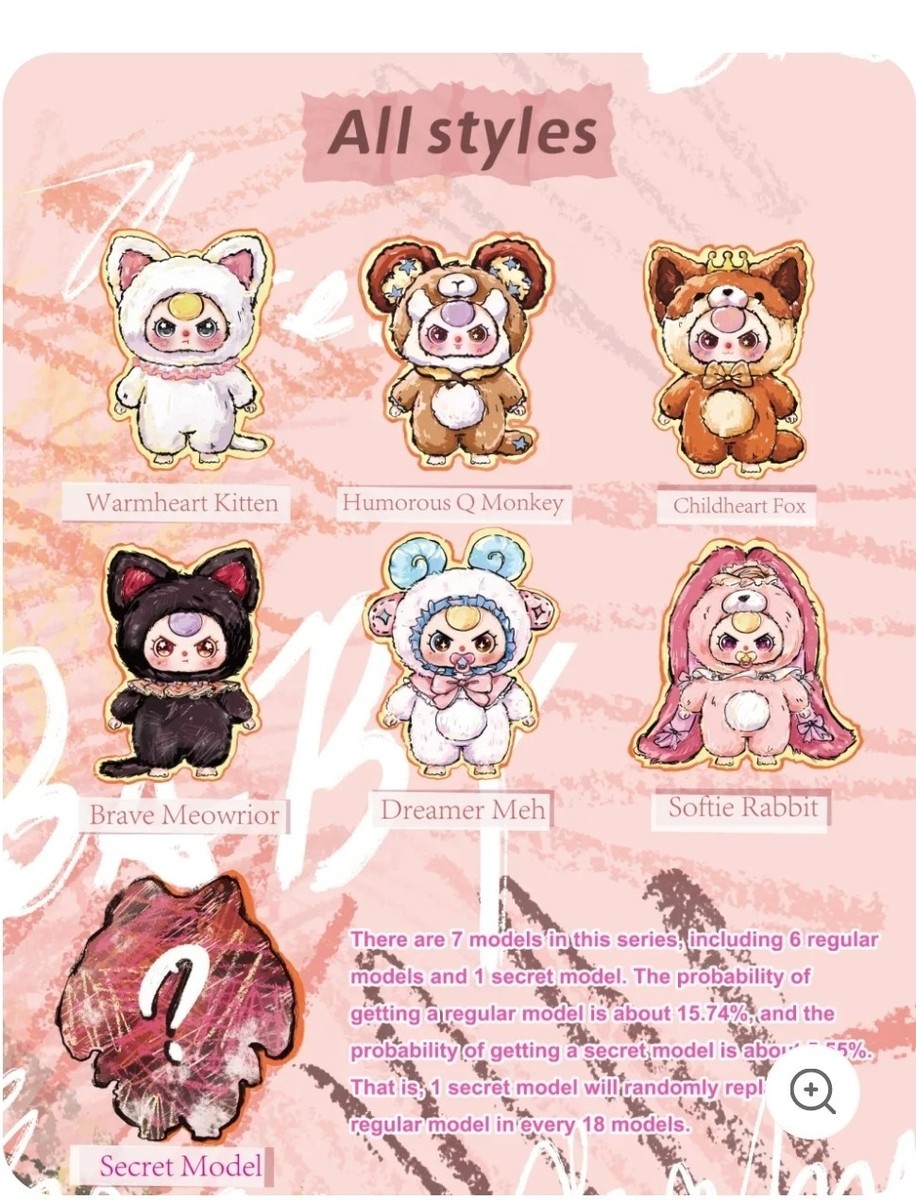Authentic Baby Three 800% AI Artificial Intelligence Plush Blind