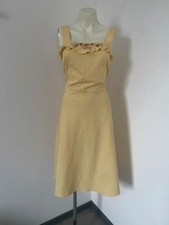 Vintage midi dress yellow size M cg25