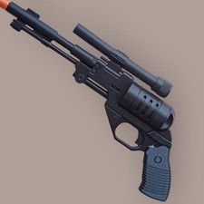 DE-10 Blaster 3D gedruckt Star Wars Cosplay Requisite aus dem mandalorianischen Plastikspielzeug