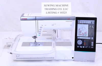 JANOME 15000 MEMORY CRAFT HORIZON WITH QUILT MAKER 3.0 SEWING EMBROIDERY MACHINE