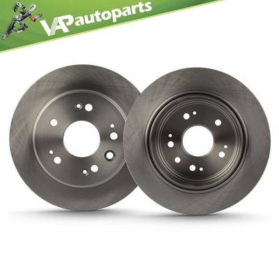 2pcs Rear Discs Brake Rotors For 2002 2003 2004 Honda CR-V EX CRV LX
