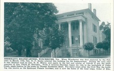 Union Gen. Sheridans HQ Winchester VA