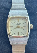 Vintage Citizen Women s Quartz Watch 5080665 Two Tone 17mm Works New Battery