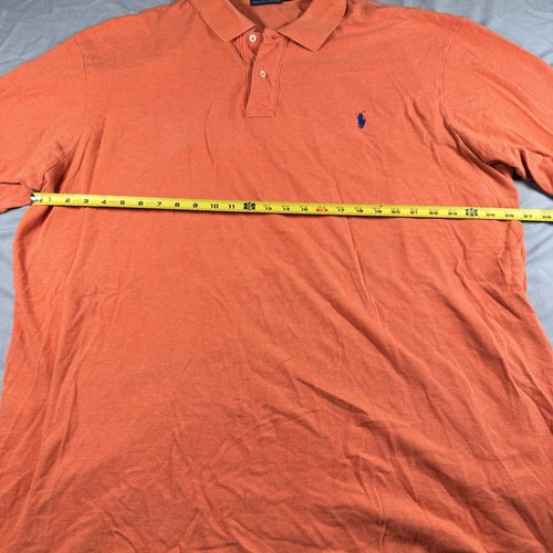 Ralph Lauren Shirt Adult 3XLT Orange Golf Polo Pony Mens - Picture 5 of 5