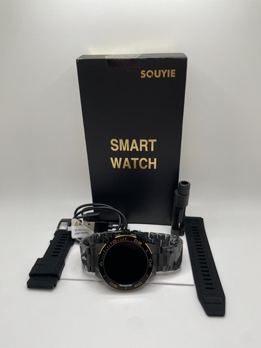 Souyie SW-7 Black One Key Calling Smartwatch With User Manual