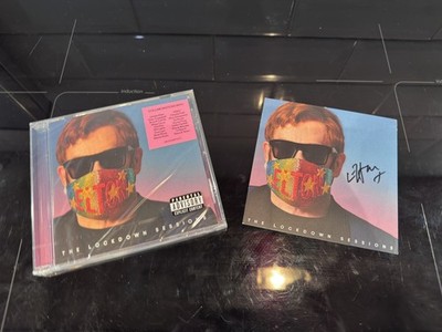 Elton John - The Lockdown Sessions CD Album & HAND SIGNED Art Card *NEW SEALED*
