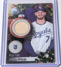 Bobby Witt Jr. #PR-BW Prices | 2025 Topps Holiday Player Relic