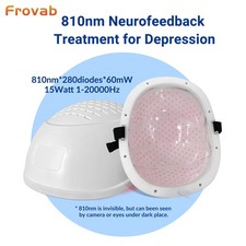 810nm NIR Light Brain Therapy PBM Helmet for Migraine Autism Insomnia Depression
