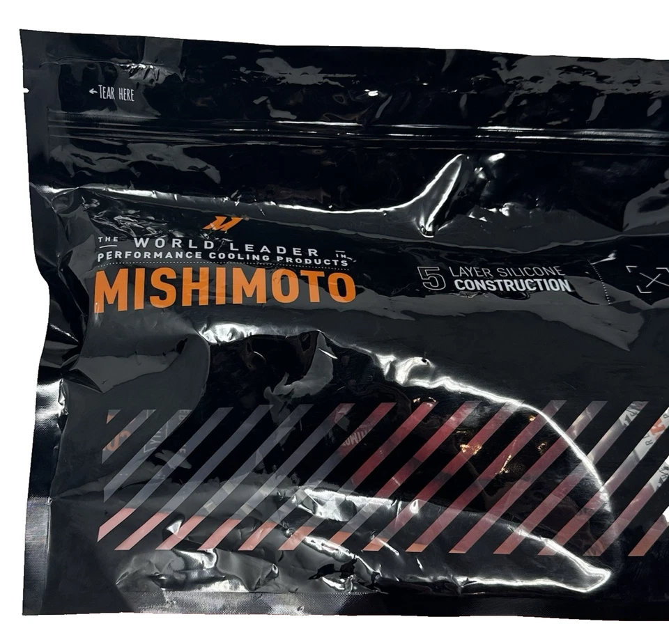 三本红色硅胶散热器软管套件雪佛兰 C6 Corvette Z06 2009-2013 全新 — 第 2/4 张图片