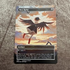 Mox Ruby - Custom Art MTG Magic The Gathering Playtest Card