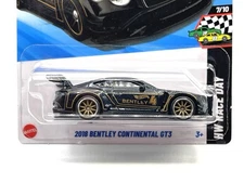 2025 Hot Wheels Bentley Continental GT3 (green) #162 SUPER CUSTOM WHEEL SWAP