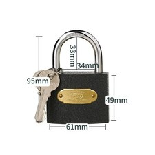 Heavy Duty Padlocks 25-63mm Outdoor Security Locks With Keys Shed Gate