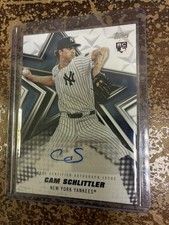 2026 Topps Series 1 Baseball Stars Cam Schlittler Autograph Rookie Card Yankees