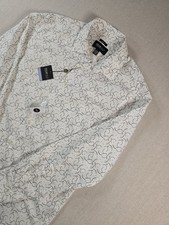 Kenneth Cole Awareness Performance Slim Fit Button Up Dress Shirt L Large