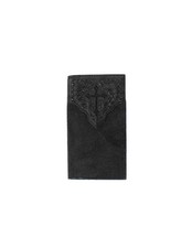 Nocona Western Wallet Mens Rodeo In God We Trust Cross Black N5413501