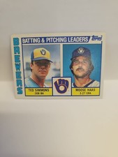 1984 Topps - Team Checklist Ted Simmons, Moose Haas #726