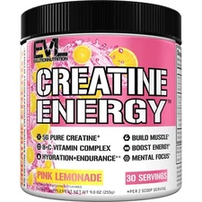 Evlution Nutrition Creatine Energy - 5g Creatine Monohydrate - 30 Servings
