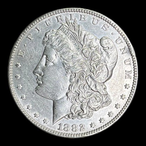 1882 Morgan Silver Dollar, AU