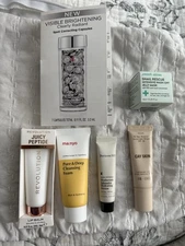 Bundle set 6 pcs revolution, Elizabeth Arden, ma:nyo, perricome MD, cay skin NEW