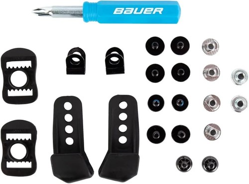 Bauer Universal Hockeyhelm Reparaturset - Reisekoffer, Schraubendreher und 22 Teile - Bild 2 von 3