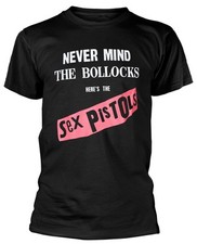 Sex Pistols Never Mind The Bollocks Black T-Shirt NEW OFFICIAL
