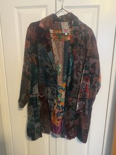 Johnny Was Women s Juniors M Patchwork Blazer...