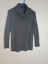 The Loft Dark Grey Turtleneck Sweater XS