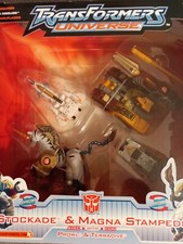 Transformers Universe Stockade Magna Stampede SEALED Hasbro 2003 Beast Machines