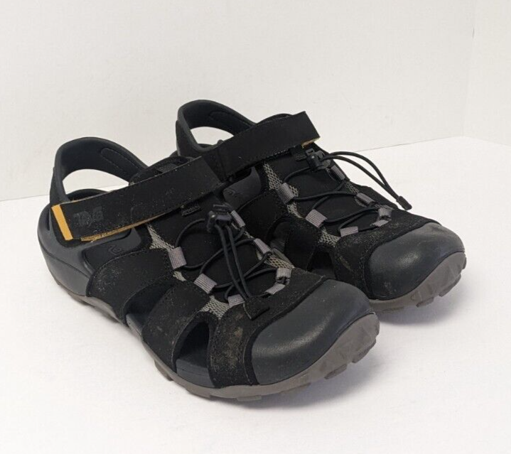 Teva Flintwood Fisherman Sport Sandals, Black, Men display picture 2