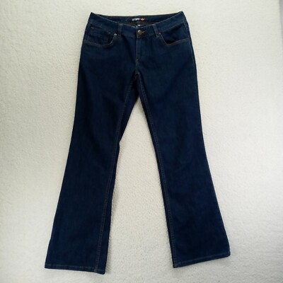 Lee Cooper Jeans Womens 30 Bootcut Stretch Cotton Blend Denim Dark