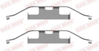 Quick Brake 109-1682 ZubehöRkit, Scheibenbremsbelag FüR Vw