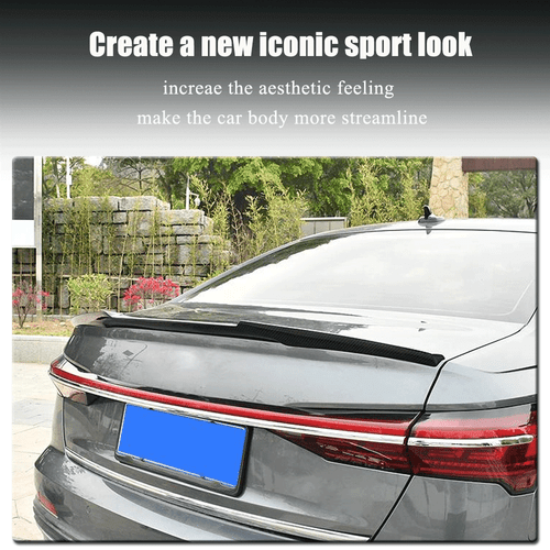 Carbon Heckspoiler Spoiler Flügel Heckansatz Passt für Audi A6 C8 S6 2019-2021 - Picture 3 of 12