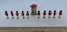 Vintage Erzgebirge Putz Miniature Soldiers with Box Germany 2