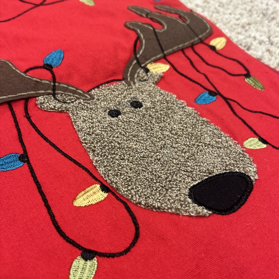 Pier 1 Imports Christmas Light Up Reindeer Table Runner NEW eBay