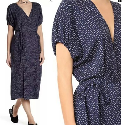 vince polka dot dress