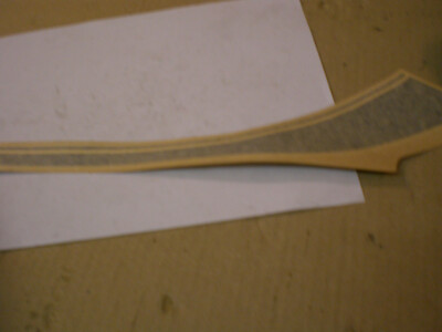 Honda  VF750S  Emblem Heckbürzel  L weiß  NOS  neu Original