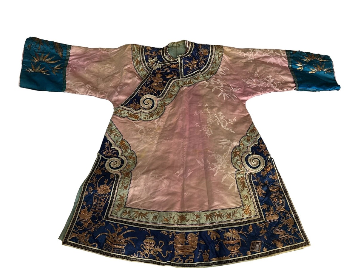 vintage embloiderd china jacket 美品 Vintage Chinese Silk Embroidered Embellished Jacket Asian