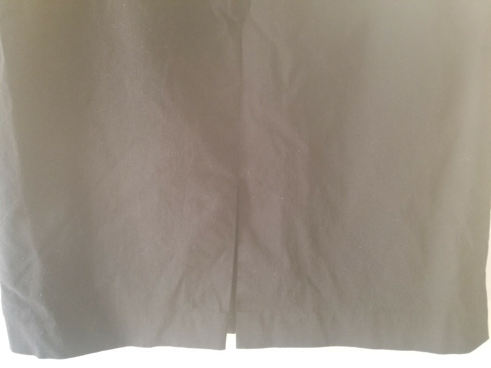 Unbranded Basic Solid Black Mid Length Zip Up Pen… - image 7