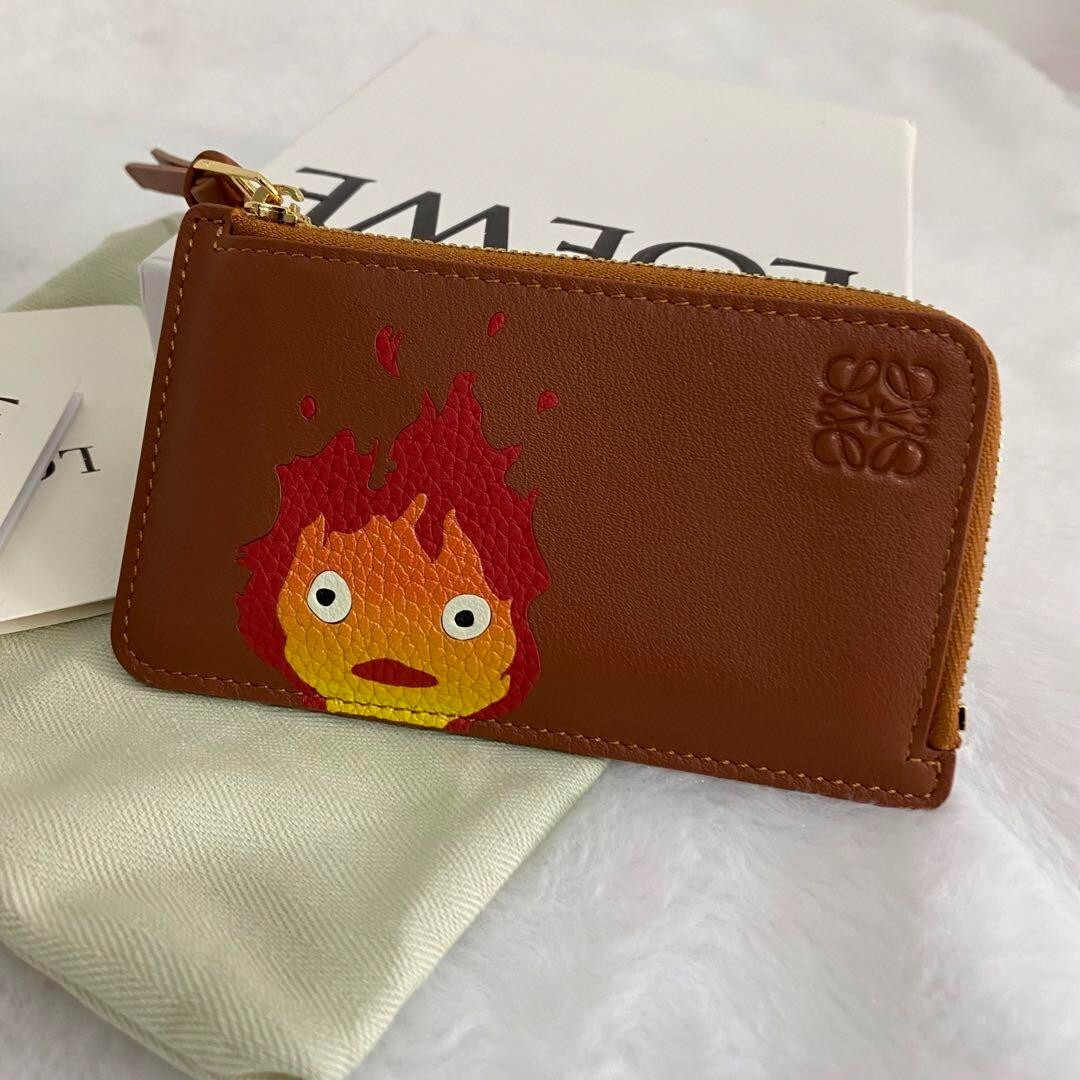 LOEWE x Howl's Moving Castle Studio Ghibl Calcifer Card