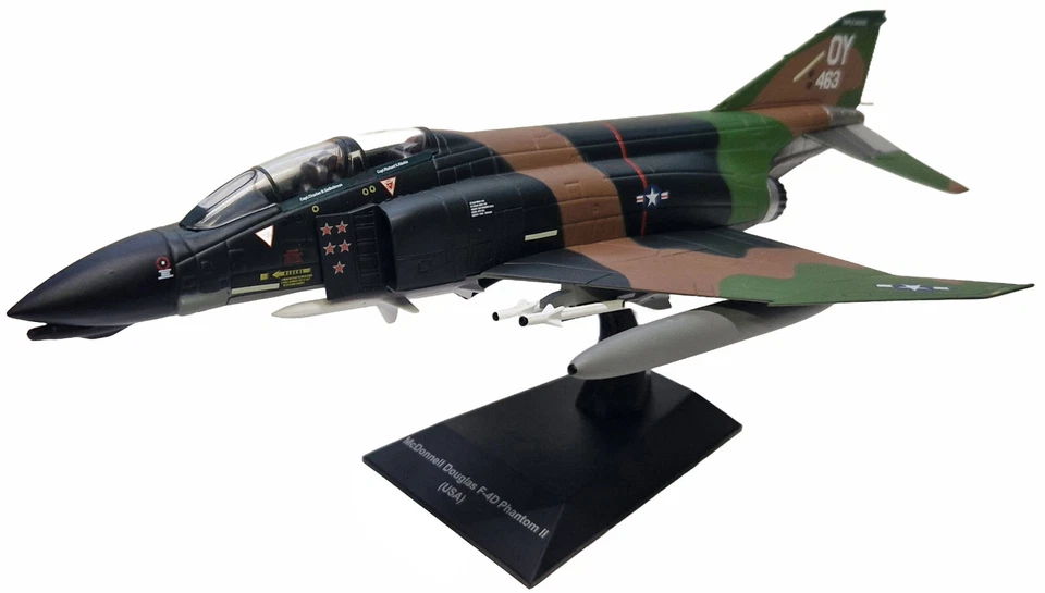 Mc Donnell Douglas F-4D Phantom II, EE. UU., 1972, modelo diecast a escala 1:72 Foto 2 de 4