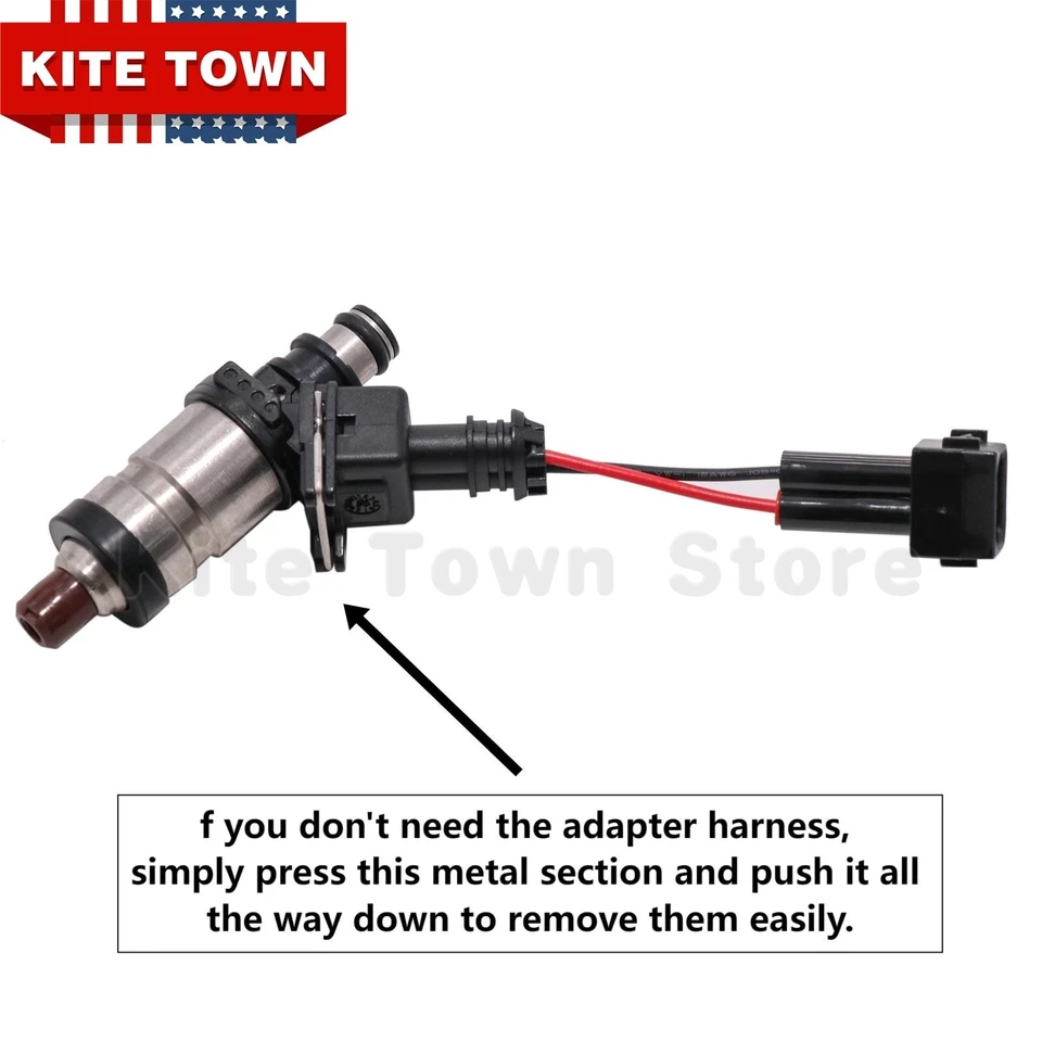 4x Inyectores de combustible 4 orificios 440cc actualización para Honda CIVIC 06164-P0A-000 1988-1991 Foto 3 de 4