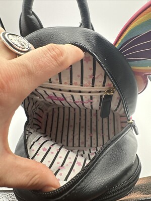 Luv Betsey By Betsey Johnson Mini Backpack Purse Butterfly  display picture 2