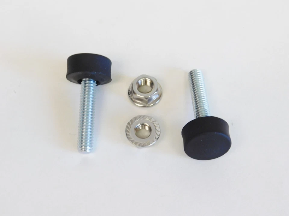 Juego de 2 tapones de parachoques para capó de goma CHEVY Bel Air / Biscayne / Caprice / Nova Foto 2 de 2